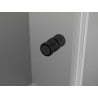 Mexen Mist-F T folding shower cabin right 100 x 120 cm, black grid, black - 8A6T-100-120-70-77-P