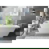 Mexen Velo Slim freestanding bathtub 170 x 75 cm, white, white overflow - 52811707500-20