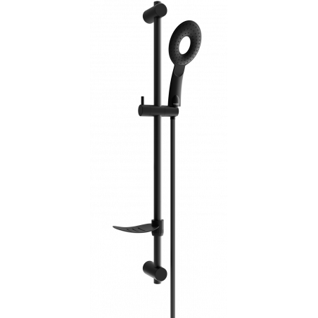 Mexen DF73 sliding shower set, Black - 785734582-70