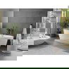 Mexen Olea freestanding bathtub pattern 170 x 80 cm, white, black overflow - 52821708000-70