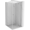 Mexen Mist-F T folding shower enclosure right 120 x 120 cm, transparent, chrome - 8A6T-120-120-01-00-P