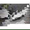 Mexen Olea freestanding bathtub pattern 170 x 80 cm, white/black, chrome overflow - 52821708075-01
