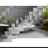 Mexen Olea freestanding bathtub pattern 170 x 80 cm, white/black, chrome overflow - 52821708075-01