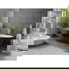 Mexen Olea freestanding bathtub pattern 170 x 80 cm, white/black, white overflow - 52821708075-20
