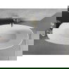 Mexen Lira freestanding bathtub pattern 170 x 80 cm, white, brushed gold overflow - 52831708000-55