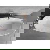 Mexen Lira freestanding bathtub pattern 170 x 80 cm, white, overflow rose gold - 52831708000-60