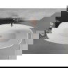 Mexen Lira freestanding bathtub pattern 170 x 80 cm, white, brushed copper overflow - 52831708000-65
