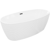 Mexen Lira freestanding bathtub pattern 170 x 80 cm, white, black overflow - 52831708000-70