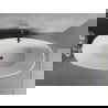 Mexen Lira freestanding bathtub pattern 170 x 80 cm, white, black overflow - 52831708000-70