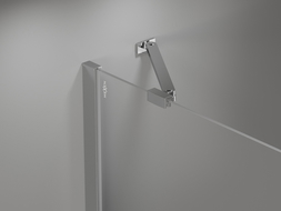 Mexen Mist pentagonal shower enclosure 80 x 80 cm, transparent, chrome - 8A8-080-080-01-00