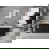 Mexen Nila freestanding fluted bathtub 170 x 75 cm, white/black, brushed copper overflow - 52841708075-65