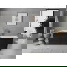 Mexen Nila freestanding fluted bathtub 170 x 75 cm, white/black, gun gray brushed overflow - 52841708075-66