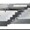 Mexen Tava freestanding fluted bathtub 170 x 75 cm, white, brushed gold overflow - 52851707500-55