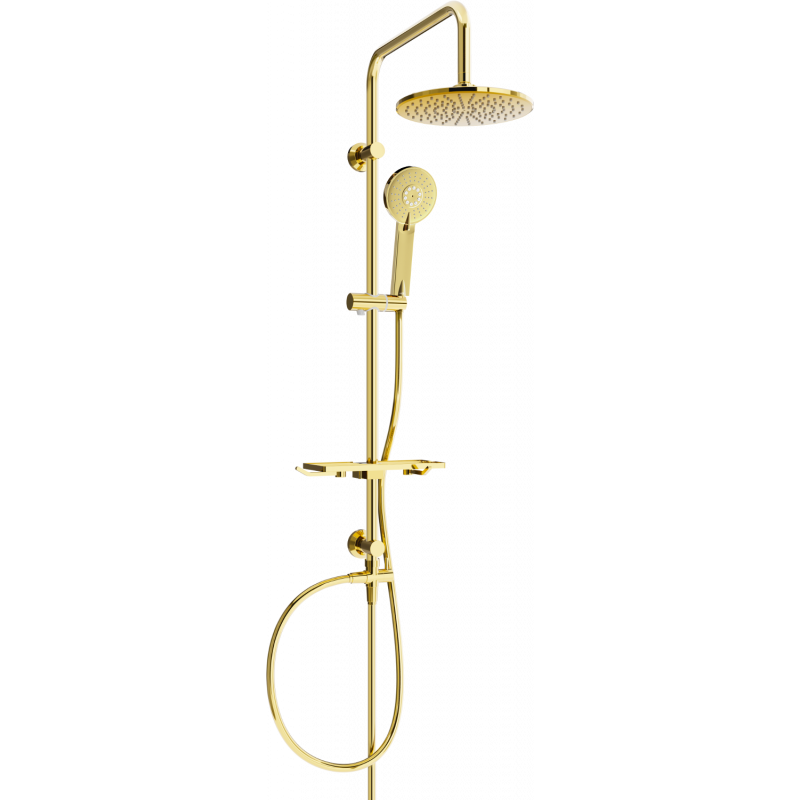 Mexen T40 shower column, Gold - 798404093-50