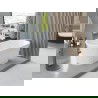 Mexen Yara freestanding fluted bathtub 170 x 75 cm, white, white overflow - 52861707500-20