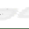 Mexen Yara freestanding fluted bathtub 170 x 75 cm, white, gold overflow - 52861707500-50