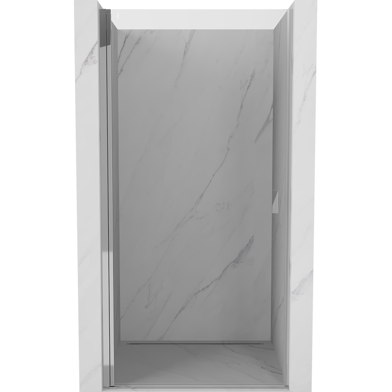 Mexen Mist-B shower door hinged 80 cm, transparent, chrome - 8A2-080-000-01-00