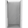 Mexen Mist-B 90 cm Hinged Shower Door, Transparent, Chrome - 8A2-090-000-01-00