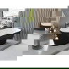 Mexen Yara freestanding ribbed bathtub 170 x 75 cm, white/black, white overflow - 52861707575-20