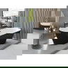 Mexen Yara freestanding fluted bathtub 170 x 75 cm, white/black, black overflow - 52861707575-70
