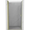 Mexen Mist-B 80 cm hinged shower door, transparent, brushed gold - 8A2-080-000-55-00