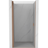 Mexen Mist-B 90 cm Pivot Shower Door, Transparent, Brushed Copper - 8A2-090-000-65-00