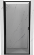 Mexen Mist-B left hinged shower door 70 cm, black frame, black - 8A2-070-000-70-70-L