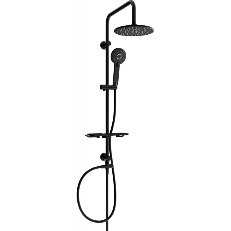Mexen T40 shower column, Black - 798404093-70