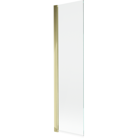 Mexen Mist 1-wing shower screen 50 x 150 cm, transparent, gold - 8A9-050-001-50-00