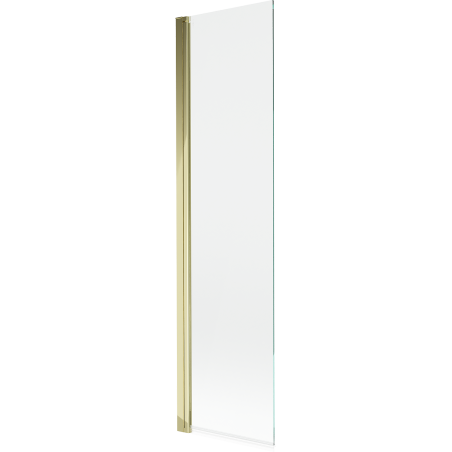 Mexen Mist shower screen 1-panel 50 x 150 cm, transparent, gold - 8A9-050-001-50-00