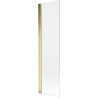 Mexen Mist 1-wing shower screen 50 x 150 cm, transparent, gold - 8A9-050-001-50-00