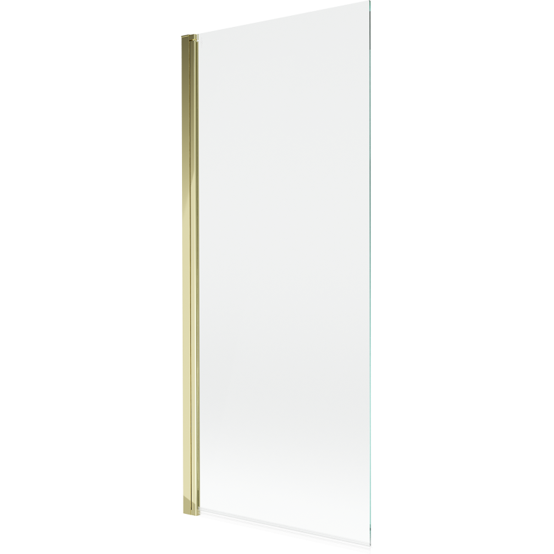 Mexen Mist shower screen 1-wing 80 x 150 cm, transparent, gold - 8A9-080-001-50-00