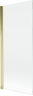 Mexen Mist Shower Screen 1-Panel 80 x 150 cm, Transparent, Gold - 8A9-080-001-50-00