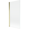 Mexen Mist shower screen 1-wing 90 x 150 cm, transparent, gold - 8A9-090-001-50-00