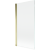 Mexen Mist shower screen 1-winged 90 x 150 cm, transparent, gold - 8A9-090-001-50-00