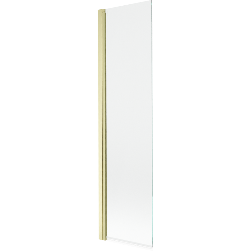 Mexen Mist 1-wing Shower Screen 50 x 150 cm, Transparent, Brushed Gold - 8A9-050-001-55-00