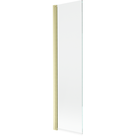 Mexen Mist 1-wing Shower Screen 50 x 150 cm, Transparent, Brushed Gold - 8A9-050-001-55-00