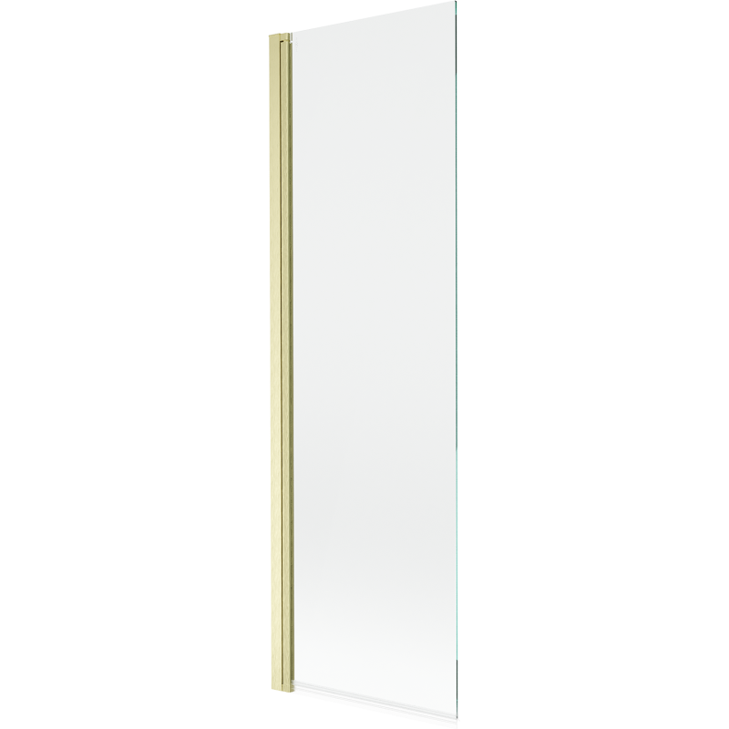 Mexen Mist 1-wing shower screen 70 x 150 cm, transparent, brushed gold - 8A9-070-001-55-00