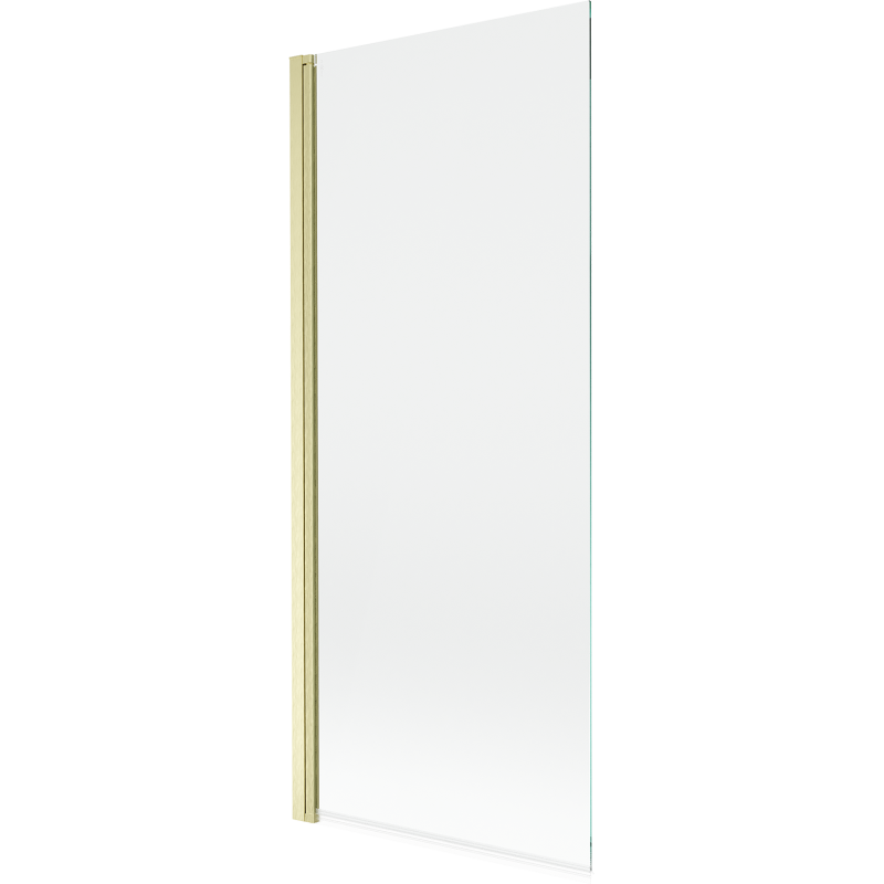 Mexen Mist 1-wing shower screen 80 x 150 cm, transparent, brushed gold - 8A9-080-001-55-00