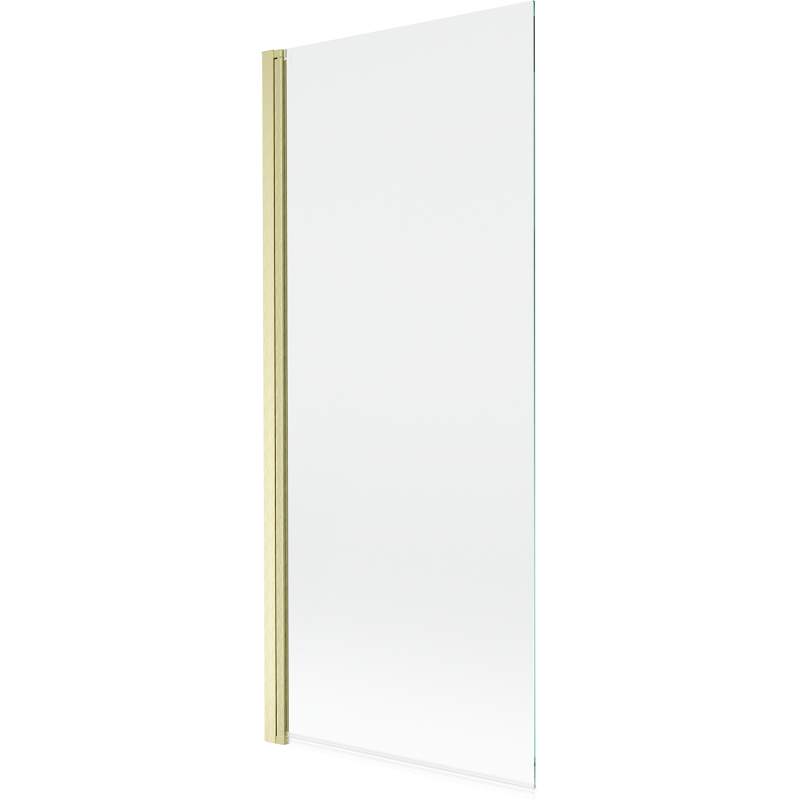 Mexen Mist shower screen 1-wing 80 x 150 cm, transparent, brushed gold - 8A9-080-001-55-00