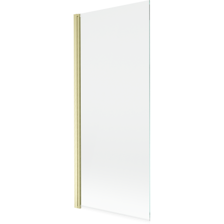 Mexen Mist shower screen 1-wing 80 x 150 cm, transparent, brushed gold - 8A9-080-001-55-00