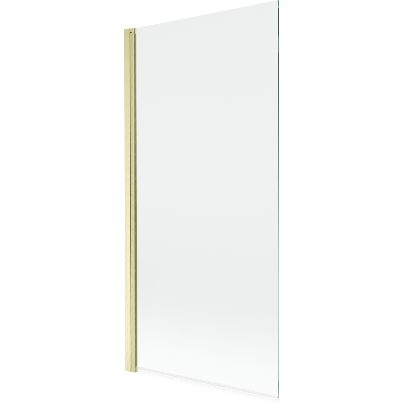 Mexen Mist shower screen 1-wing 90 x 150 cm, transparent, gold brushed - 8A9-090-001-55-00