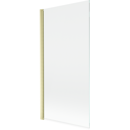 Mexen Mist 1-panel shower screen 90 x 150 cm, transparent, brushed gold - 8A9-090-001-55-00