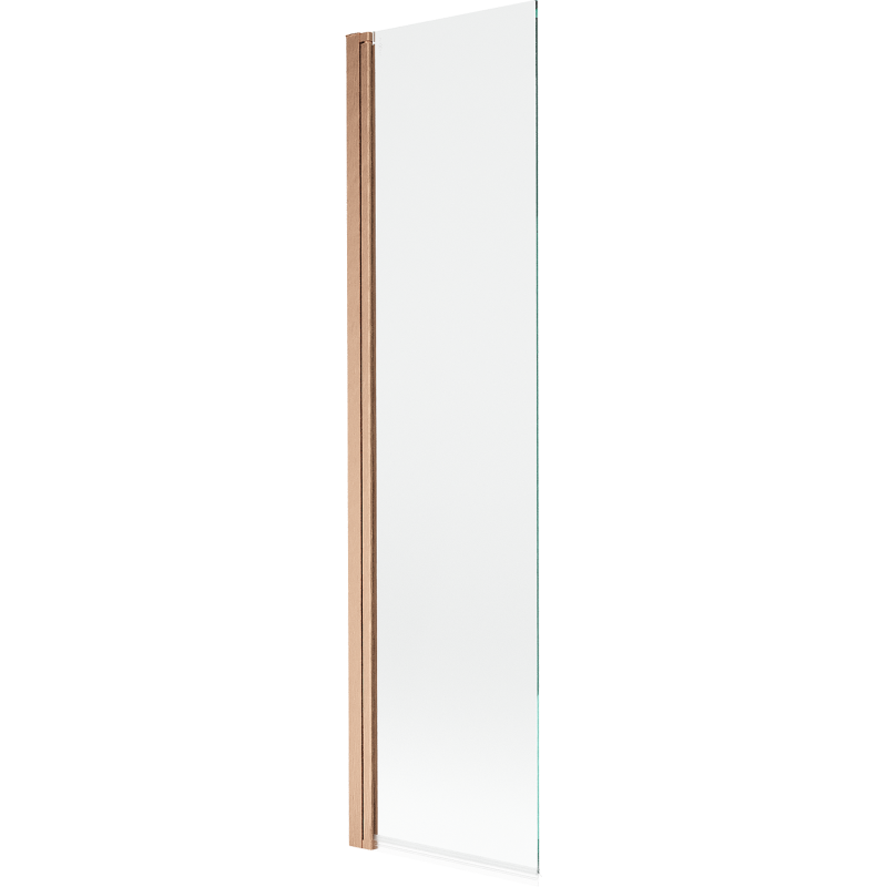 Mexen Mist shower screen 1-wing 50 x 150 cm, transparent, brushed copper - 8A9-050-001-65-00