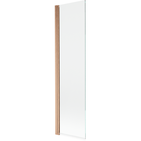 Mexen Mist shower screen 1-wing 50 x 150 cm, transparent, brushed copper - 8A9-050-001-65-00