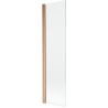 Mexen Mist shower screen 1-wing 50 x 150 cm, transparent, brushed copper - 8A9-050-001-65-00