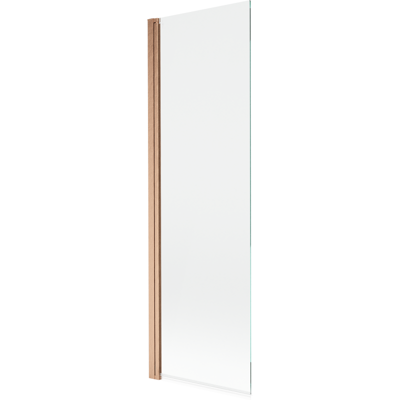 Mexen Mist shower screen 1-wing 60 x 150 cm, transparent, brushed copper - 8A9-060-001-65-00