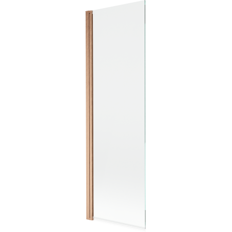 Mexen Mist 1-wing shower screen 60 x 150 cm, transparent, brushed copper - 8A9-060-001-65-00