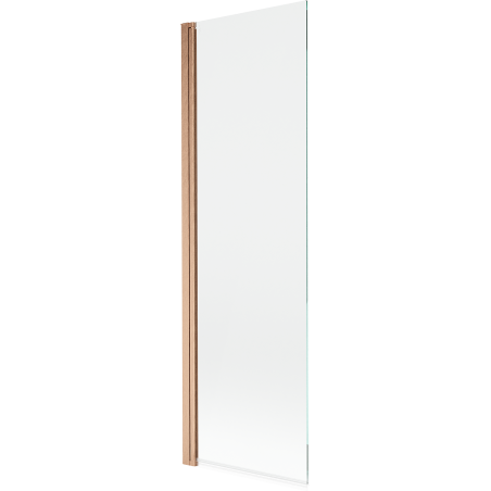 Mexen Mist shower screen 1-wing 60 x 150 cm, transparent, brushed copper - 8A9-060-001-65-00