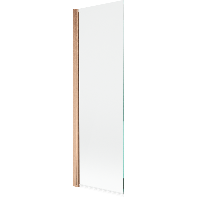 Mexen Mist 1-panel Shower Screen 70 x 150 cm, Transparent, Brushed Copper - 8A9-070-001-65-00